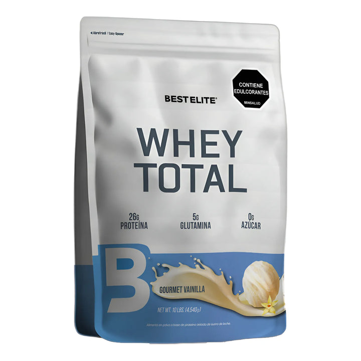  100% Whey Total 10 Libras Best Elite 10lb 10 Lb Proteina Limpia Standard - Imagen 1