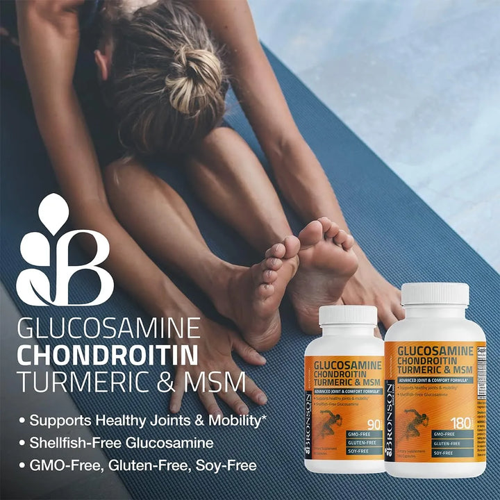 Fórmula Avanzada De Glucosamina Y Condroitina Con Cúrcuma Y - Imagen 4