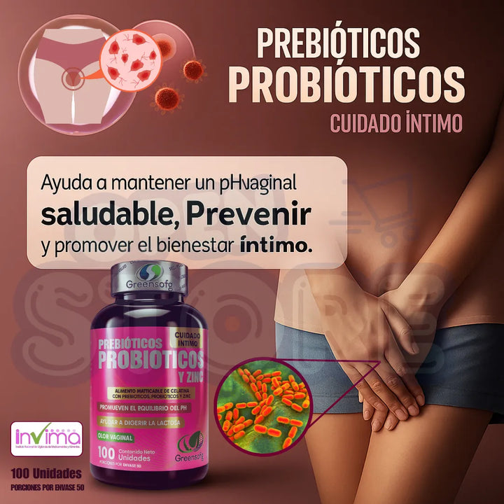 Probioticos Vaginales Mujer Prebioticos Fem Ph+ Invima - Imagen 3