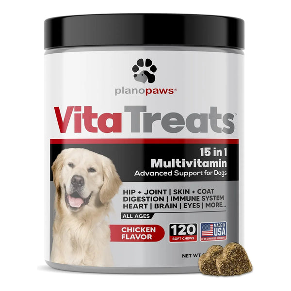 Aceite De Cáñamo Con Glucosamina Y Condroitina Para Perros Vita Treats Suplemento Multifuncional