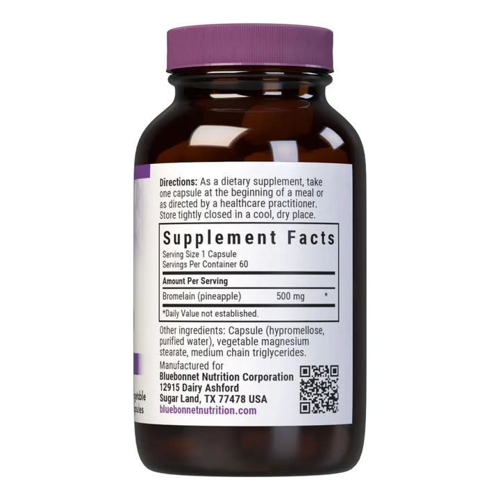 Cápsulas De Bromelina 500 Mg 60 Unidades Para Digestión Y Bi - Imagen 2