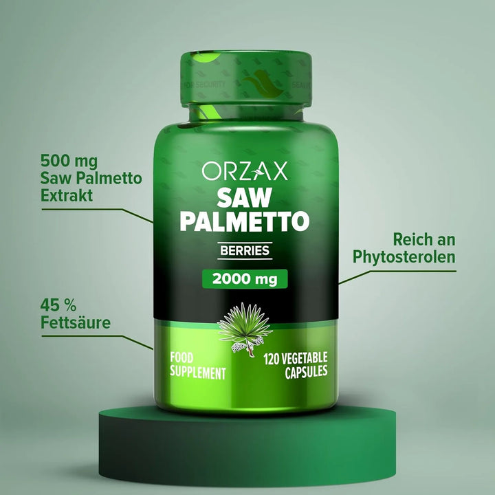 Cápsulas Vegetales De Palma Enana Americana 2000 Mg Para Sal - Imagen 3