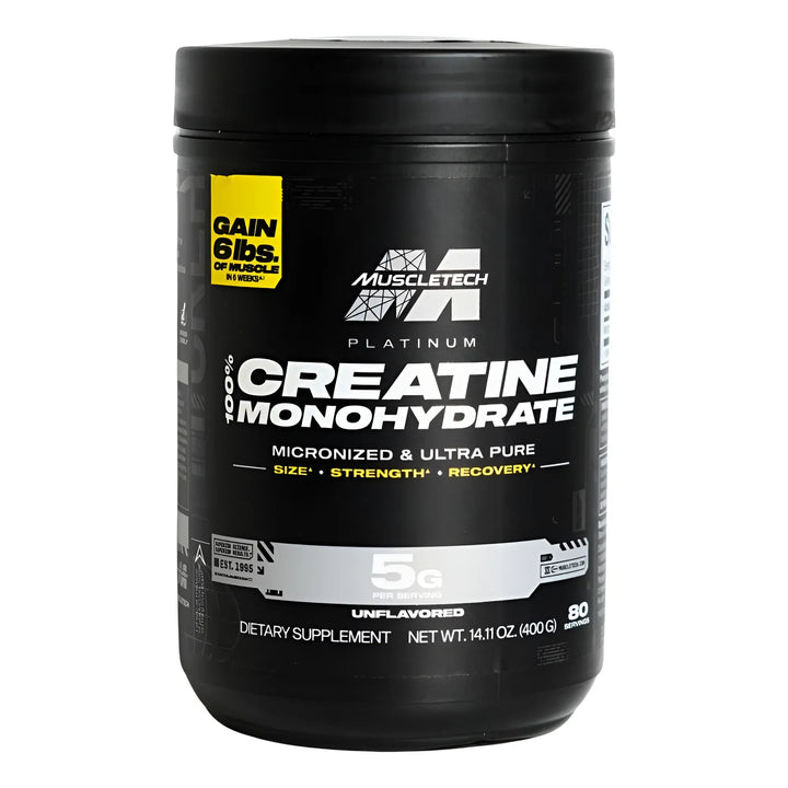 100% Creatine Platinum 400 Gr - Imagen 2