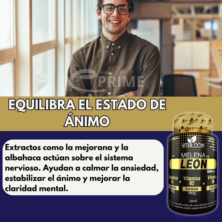 Melena De Leon Capsulas Natural - Imagen 6