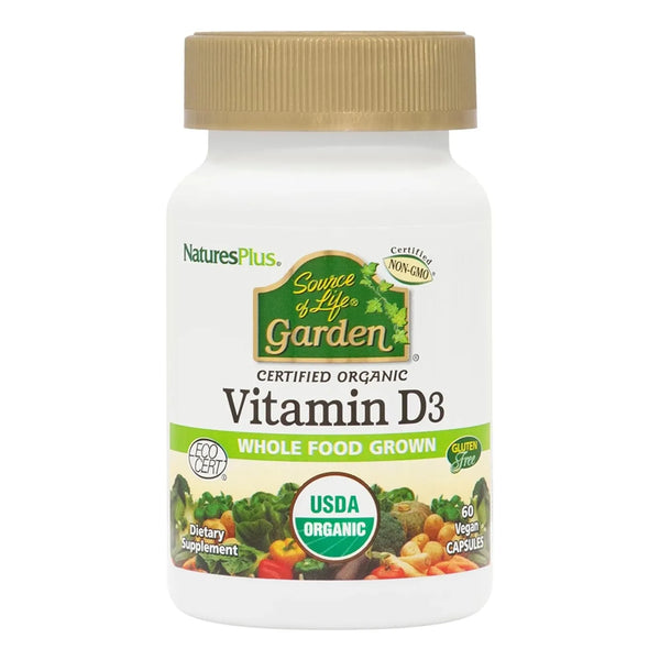 Cápsulas Orgánicas De Vitamina D3 Soporte Sistema Inmunológi - Imagen 1