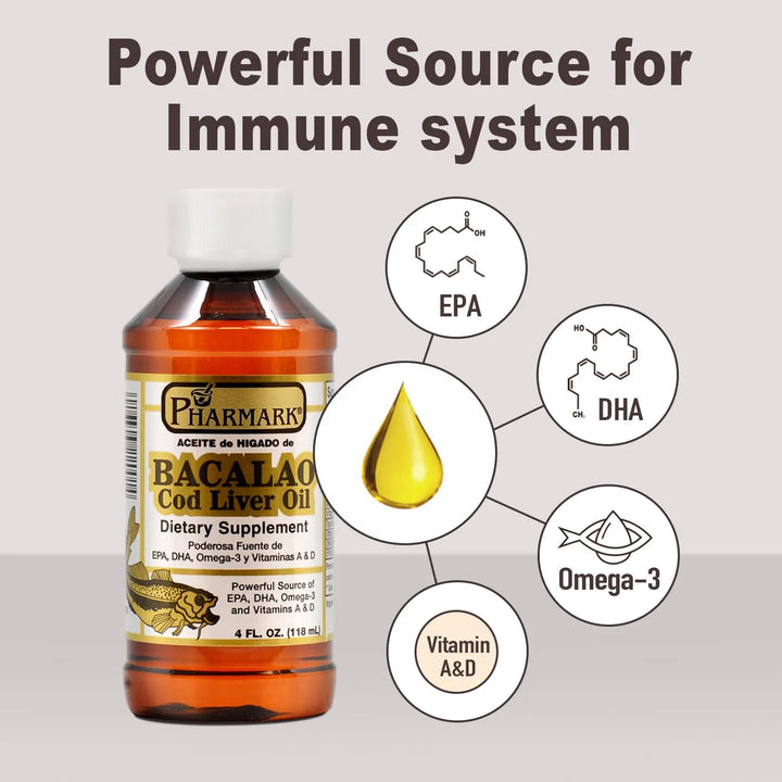 Aceite De Hígado De Bacalao 240 Ml Paquete Doble 2 Unidades - Imagen 3