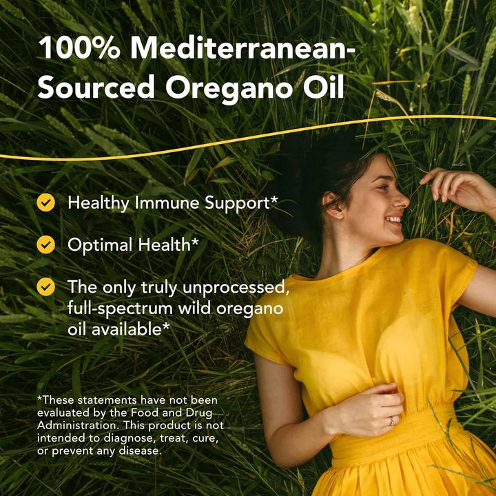 Aceite De Orégano Orgánico Mediterráneo Sin Procesar 120 Cap - Imagen 2