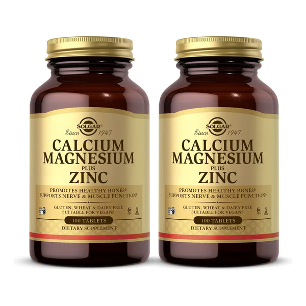 Calcio Magnesio Plus Zinc Tabletas 100 Unidades 1000 Mg Fort - Imagen 1