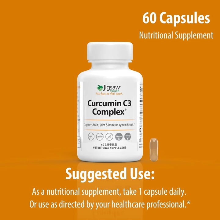 Cápsulas De Curcumina C3 Complejo 60 Unidades Alta Potencia - Imagen 7