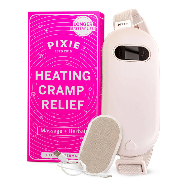 Almohadilla Termica Recargable Pixie Para Calambres Con Hierbas Naturales