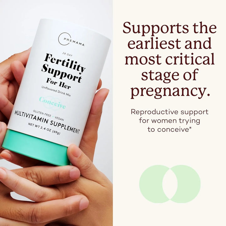 Bebida Fertilidad Mujer Inositol Folato Vitamina B12 28 Porc - Imagen 3