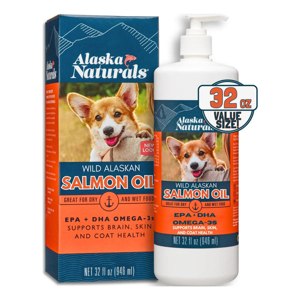 Aceite De Salmón De Alaska 250 Ml Rico En Omega 3 Para Perros Salud Cognitiva Y Pelaje Brillante