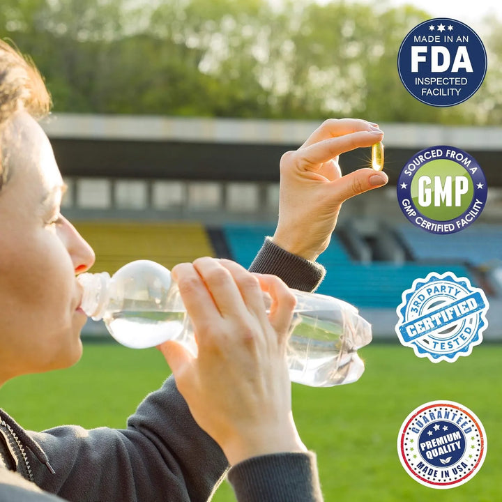 Aceite De Pescado Líquido 2000 Mg Vitamina E Omega 3 Epa 800 - Imagen 7