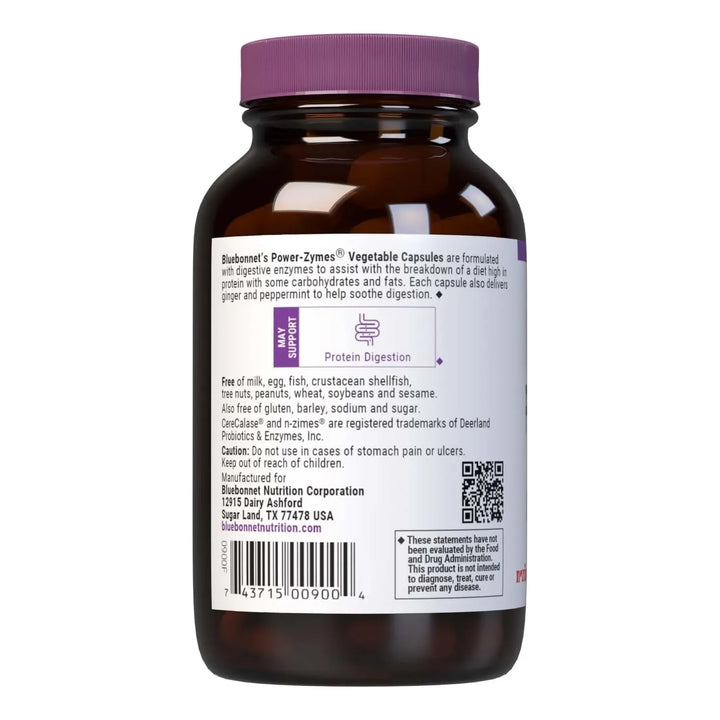 Cápsulas Vegetales Power-zymes 90 Unidades Para Digestión Y - Imagen 3