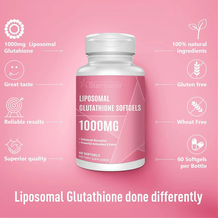 Cápsulas De Glutatión Liposomal 1500 Mg Con Vitamina C Antio - Imagen 3
