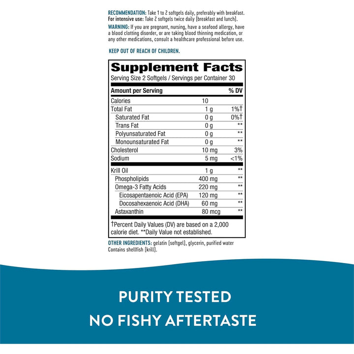 Aceite De Krill Puro 100 Ml Rico En Omega 3 Antioxidantes Y - Imagen 4