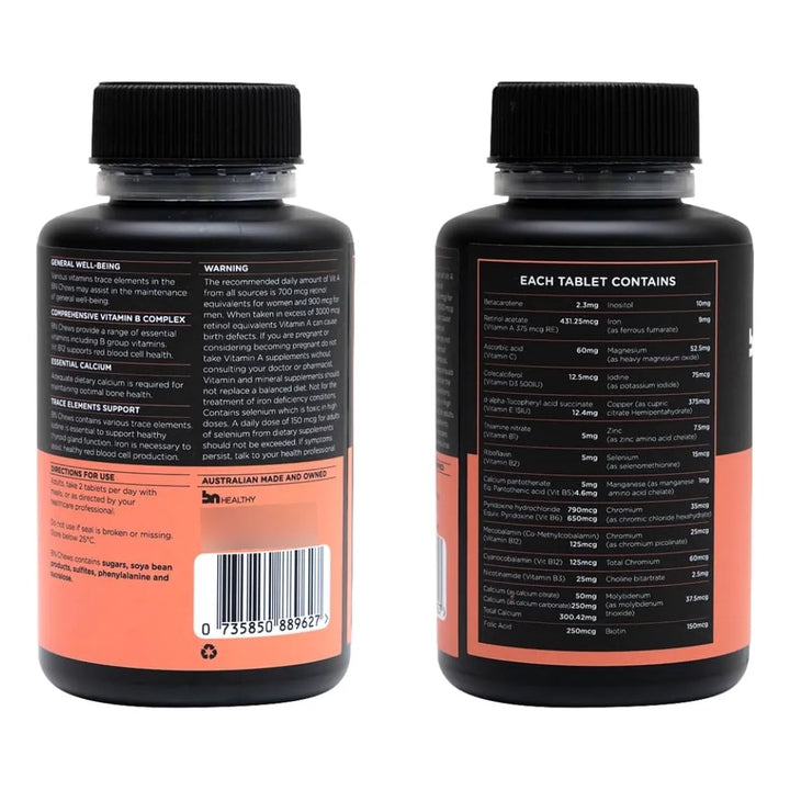Multivitamínico Masticable Naranja 27 Nutrientes Esenciales - Imagen 9