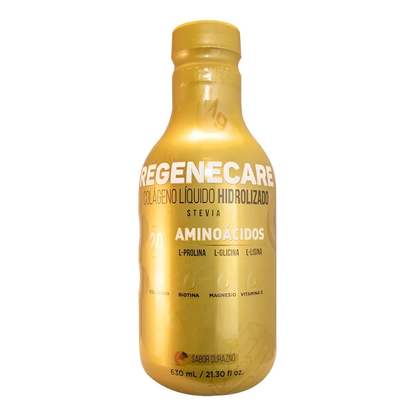 Colágeno Botella Dorado Durazno - Imagen 1