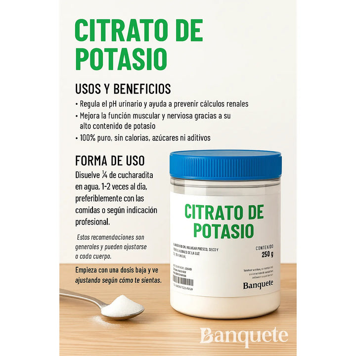 Citrato De Potasio 500g - Imagen 2
