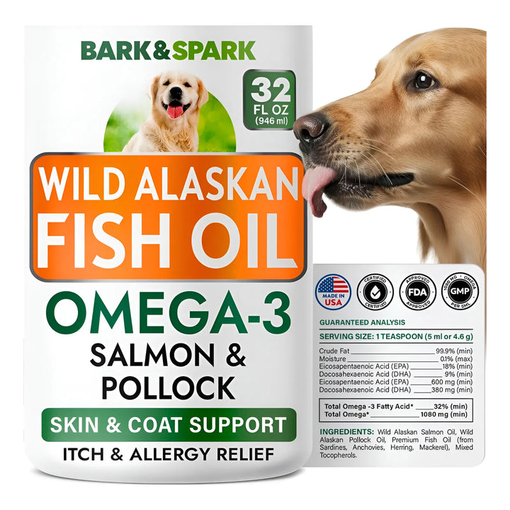 Aceite De Pescado Omega 3 Para Perros Y Gatos Con Aceite De - Imagen 1