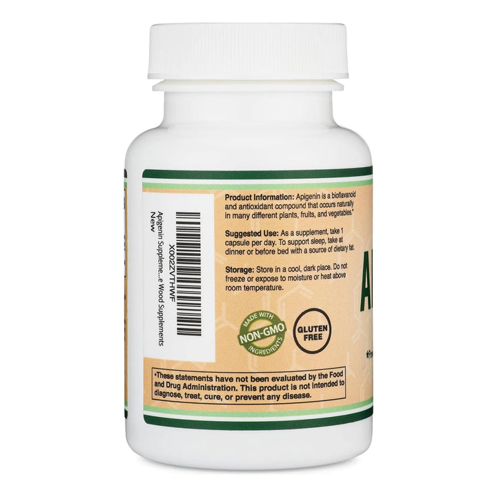 Apigenina 50 Mg Relajación Sueño Y Estado De Ánimo 120 Cap - Imagen 6