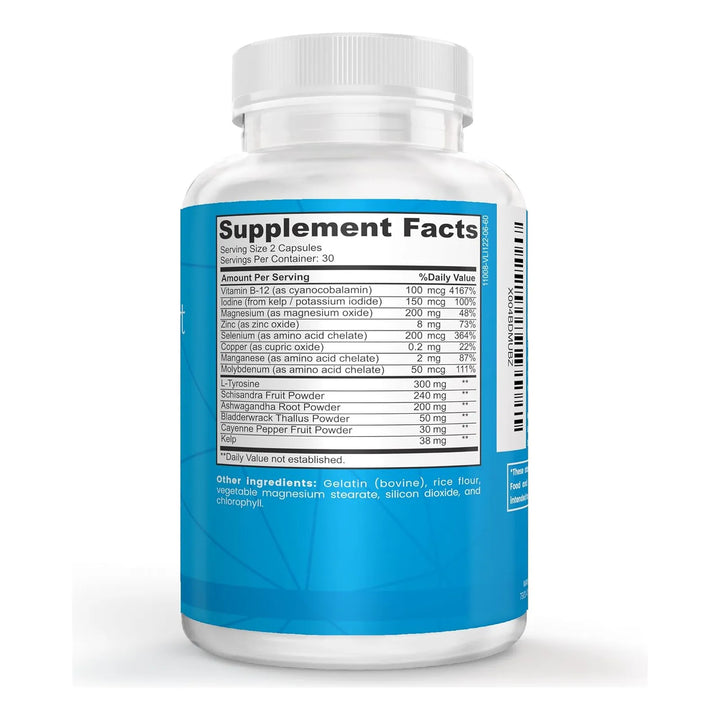 Apoyo Tiroides Potenciador Metabolismo Energía Y Estado De Á - Imagen 7
