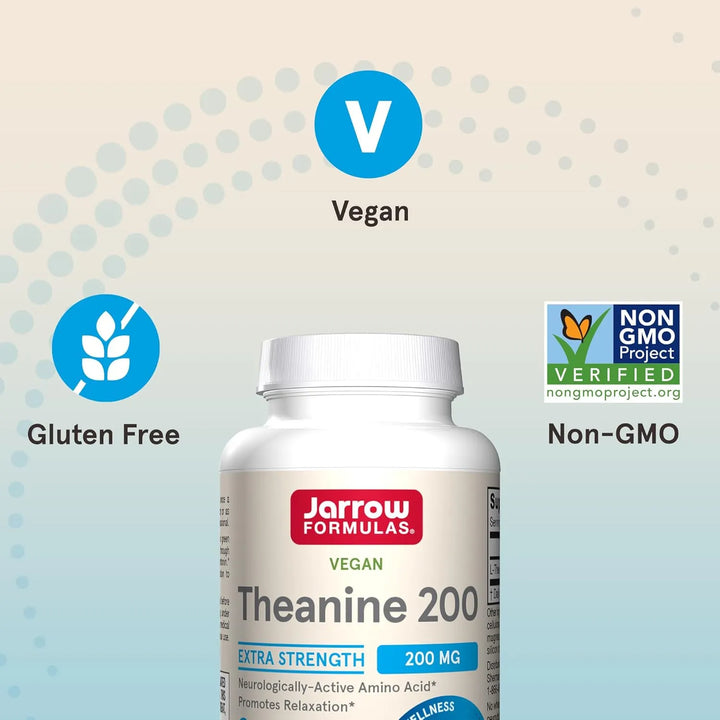 Theanine 200 Mg Aminoacido Neurologicamente Activo 60 Cap - Imagen 5