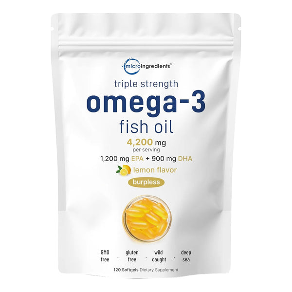 Aceite De Pescado Omega 3 Triple Fuerza 4200 Mg 120 Cápsulas - Imagen 1
