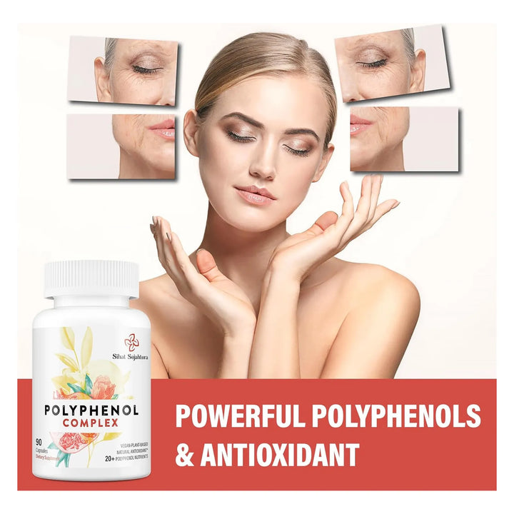 Cápsulas De Polifenoles 67500 Mg Potentes Antioxidantes Defe - Imagen 5