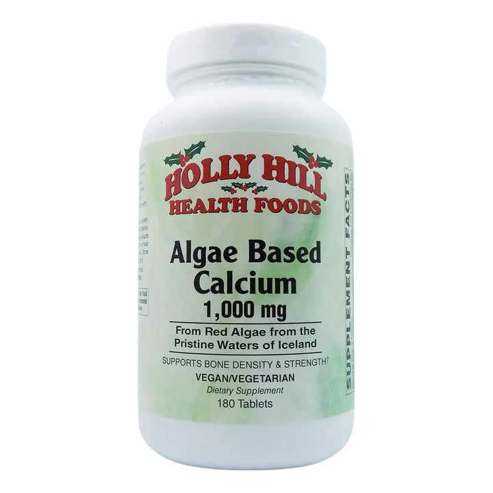 Calcio Natural A Base De Algas 1000 Mg 180 Tabletas Saludabl - Imagen 1