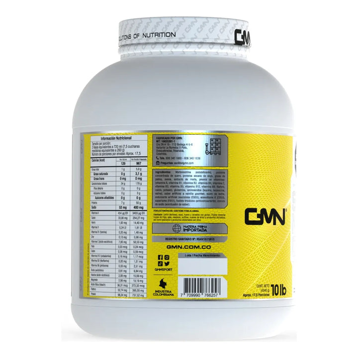 Proteina Super Mega Gainer 10lbs Gmn Protein Hipercalórica - Imagen 2