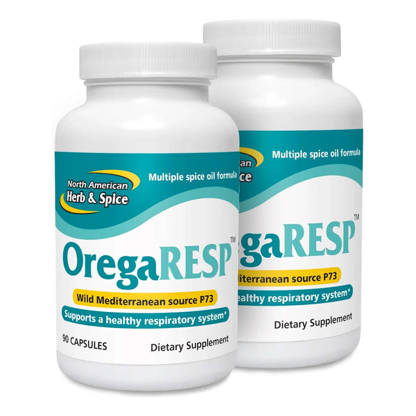 Capsulas Oregaresp P73 Para Salud Inmune Y Respiratoria North American Herb Spice Paquete De 2