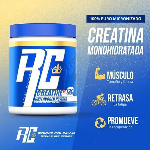 Creatina Ronnie Coleman 400serv Sin Sabor - Imagen 4