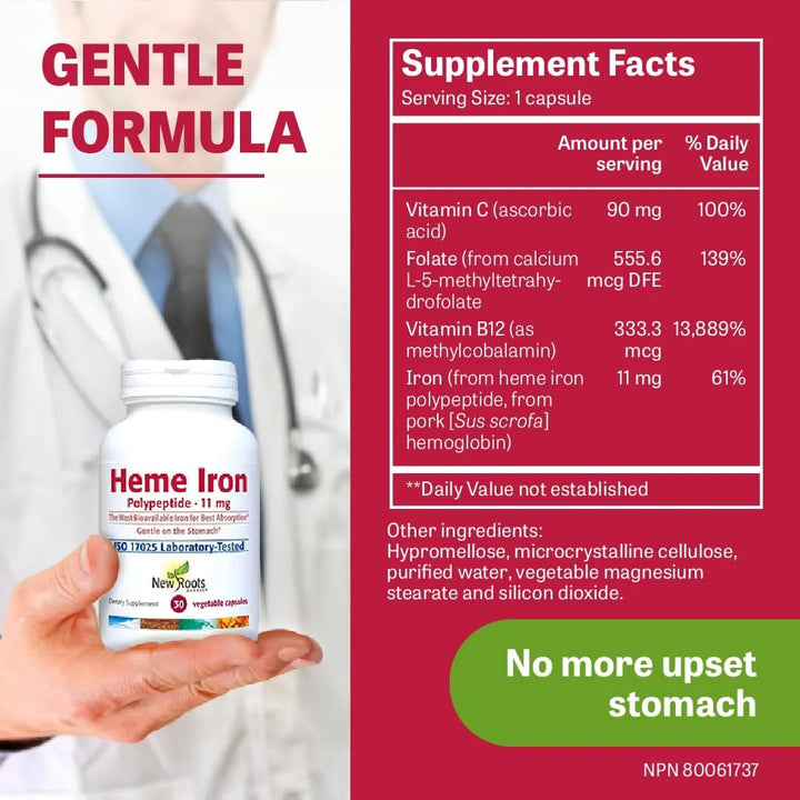 Hierro Con Vitamina C B12 Y Folato Para Mujeres Absorción Óp - Imagen 4
