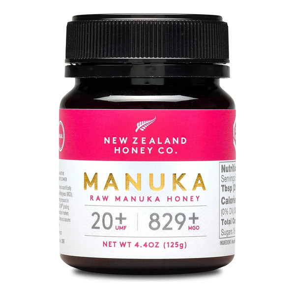 Miel De Manuka Cruda UMF 20 MGO 829 Certificada 125g Potente Antibacteriano Natural