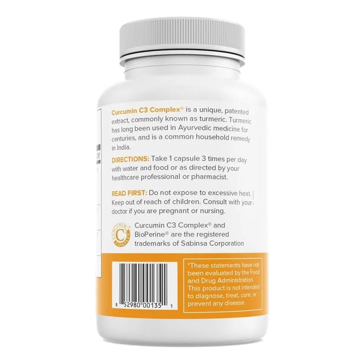 Cápsulas De Cúrcuma Curcumina 1500 Mg Con Bioperine Para Mej - Imagen 3