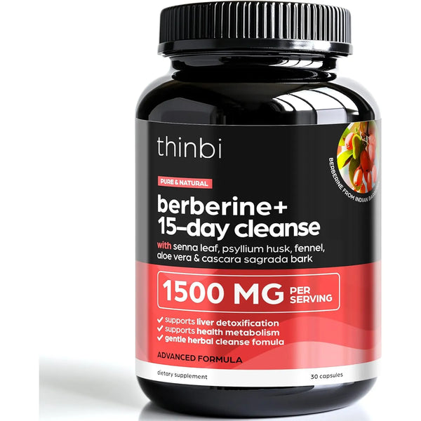 Berberina 1500 Mg Limpieza Colon Desintoxicación Avanzada 15 - Imagen 1