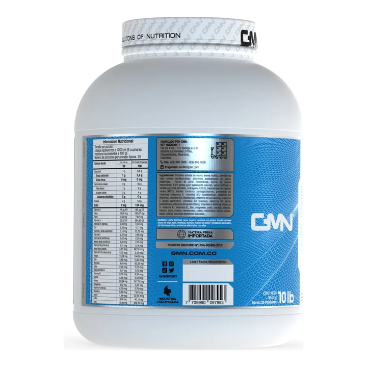 Proteína Sin Azúcar (10 Lb) Mega Gainer Gmn Vainilla Gourmet - Imagen 5