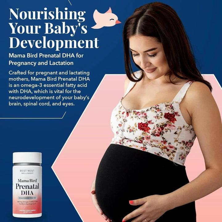 Aceite Omega 3 Dha Prenatal Desarrollo Cerebral Ocular Bebé - Imagen 5