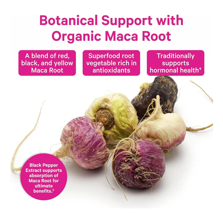 Cápsulas De Raíz De Maca Orgánica 1500 Mg Con Pimienta Negra - Imagen 3