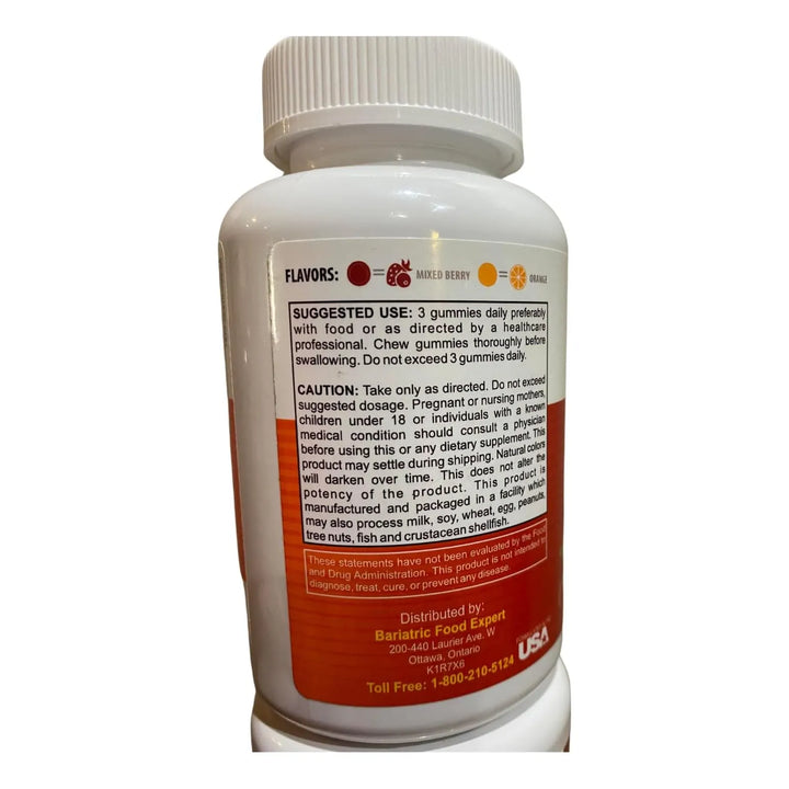 Fibra Vitaminas Rápida Absorción 60 Cápsulas Post Cirugía Ba - Imagen 3