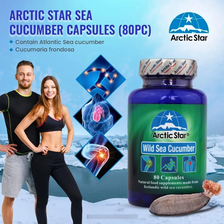 Cápsulas De Pepino De Mar Salvaje Natural De Islandia Para S - Imagen 5