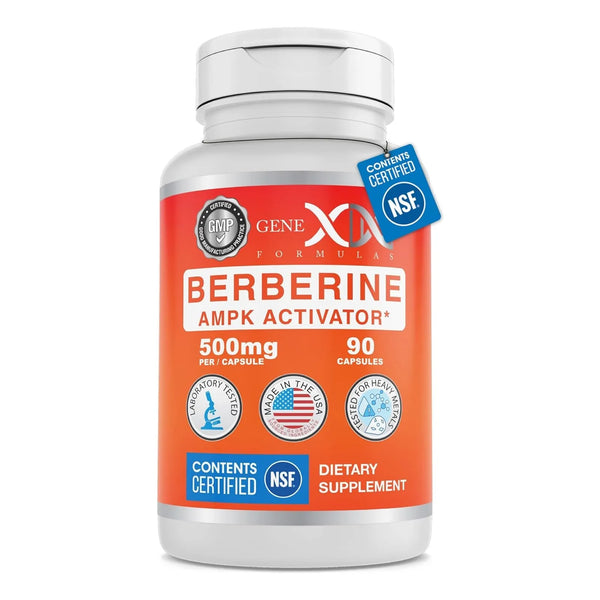 Berberina Hcl 500mg 90 Cápsulas Activador Ampk Salud Cardíac - Imagen 1