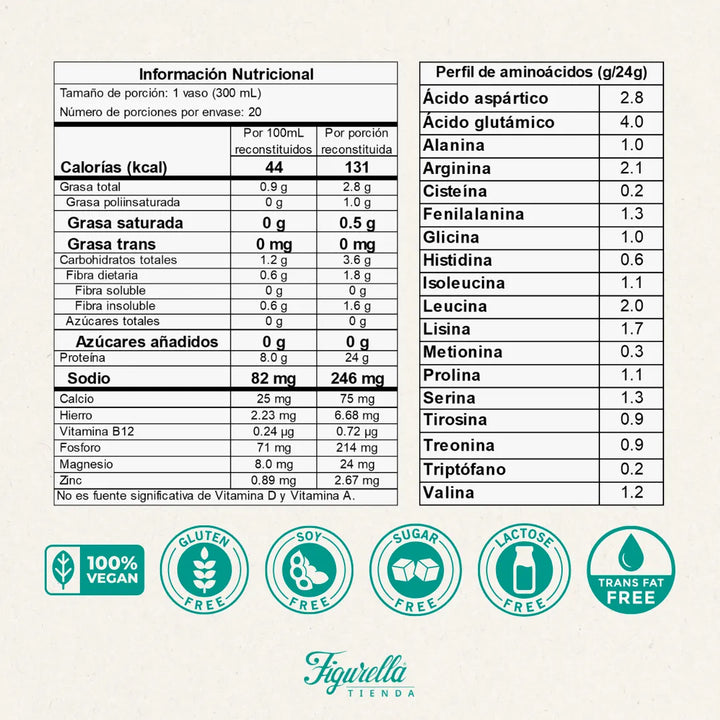 Proteina Vegetal Vainilla 24gr - Imagen 10