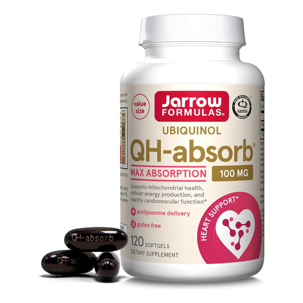 Qh-absorb 200 Mg Maxima Absorcion Jarrow Formulas 120 Cap - Imagen 1