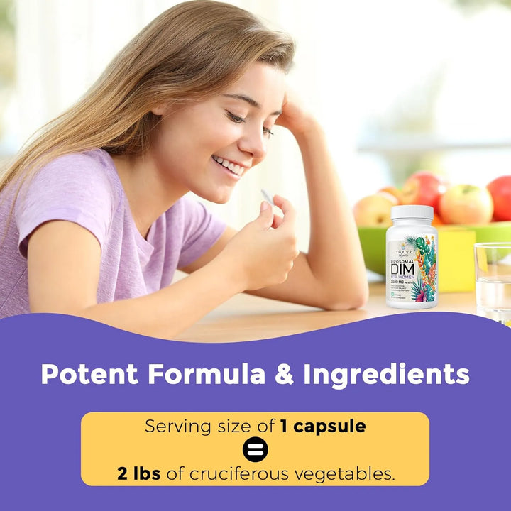 Dim Liposomal 1500 Mg Para Mujeres Con Vitamina E Onagra Coh - Imagen 6
