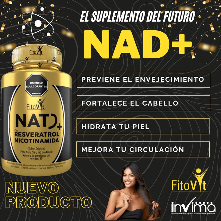Nad Resveratrol Con Nicotinamida Original - Imagen 6
