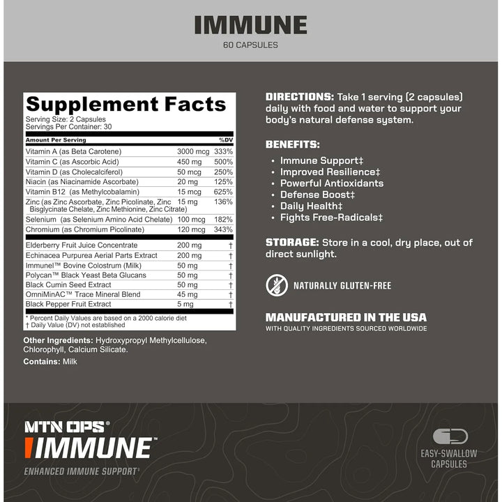 Cápsulas De Apoyo Inmunológico Diario Con Vitamina D C Zinc - Imagen 2