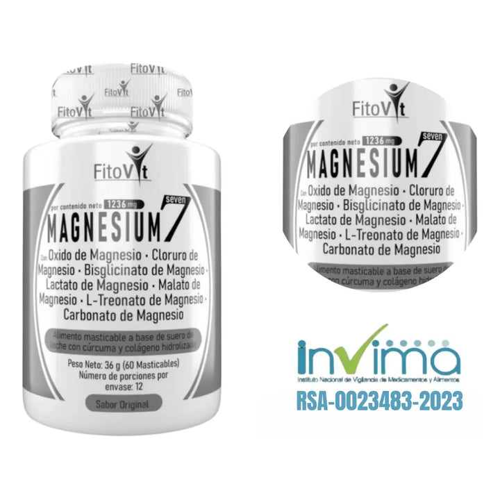 7 Magnesios En 1 Sola Fórmula Natural - Imagen 9