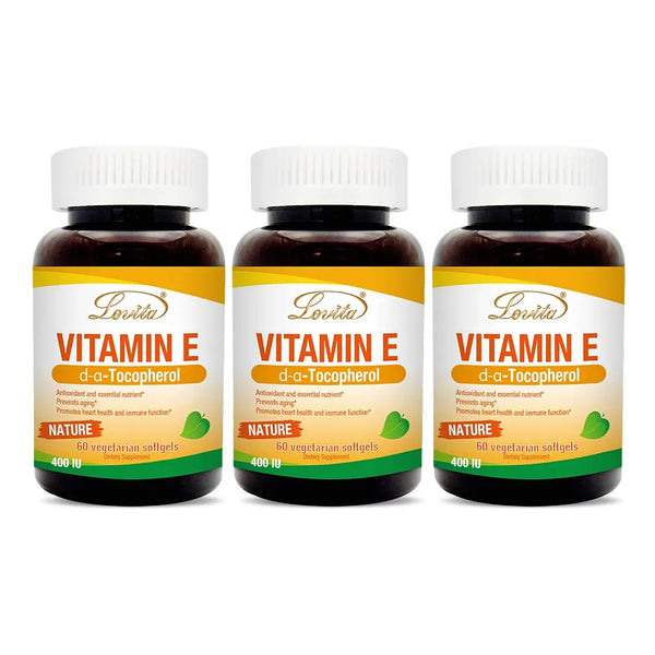 Capsulas Blandas Vitamina E 400 Ui Natural Piel Cabello Uñas 180 Unidades